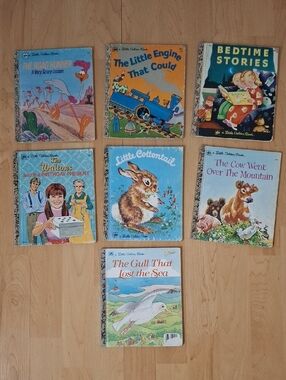 Vintage Little Golden Books Lot Of 7 1970s To 1980s